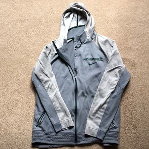 Men’s Michigan State Nike Elite zip up hoodie